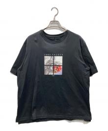 23区（ニジュウサンク）の古着「JANE PACKERコラボ フォトプリント Tシャツ」｜ブラック