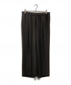 23区ニジュウサンク）の古着「ストレッチジョーゼット ワイド パンツ」｜グレー