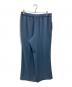 23区 (ニジュウサンク) ストレッチジョーゼット ワイド パンツ ブルー サイズ:48：8000円