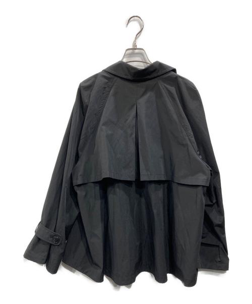 KUMIKYOKU（クミキョク）KUMIKYOKU (クミキョク) タイプライターショート トレンチコート ブラック サイズ:17号の古着・服飾アイテム