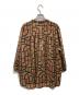 自由区 (ジユウク) ジオメトリックレトロプリント ブラウス ブラウン サイズ:46 未使用品：8000円