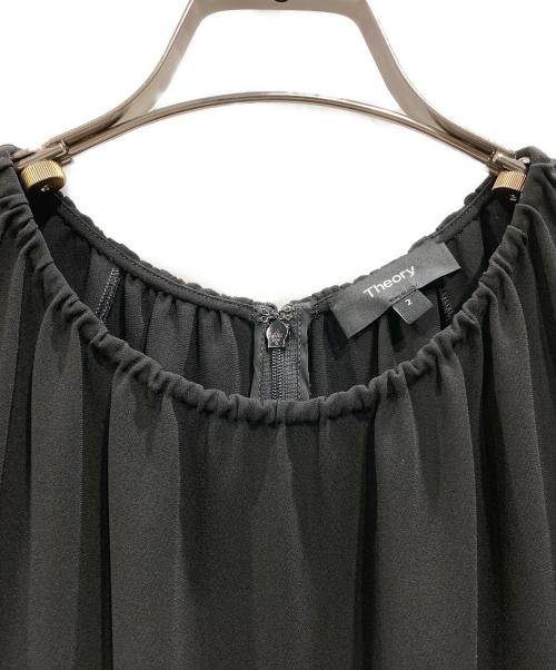 theory（セオリー）theory (セオリー) ノースリーブワンピース ブラック サイズ:2の古着・服飾アイテム