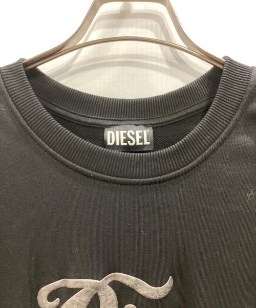 DIESEL（ディーゼル）DIESEL (ディーゼル) スウェットワンピース ブラック サイズ:XSの古着・服飾アイテム