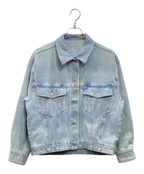 stola.（ストラ）stola. (ストラ) デニムジャケット スカイブルー サイズ:38の古着・服飾アイテム