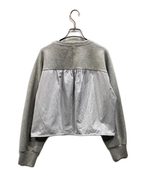 stola.（ストラ）stola. (ストラ) 裾ドロストカットソープルオーバー+フレアスカートセット グレー サイズ:38の古着・服飾アイテム