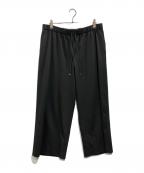 23区ニジュウサンク）の古着「ドライ2WAYストレッチ ドロスト ワイド パンツ」｜ブラック