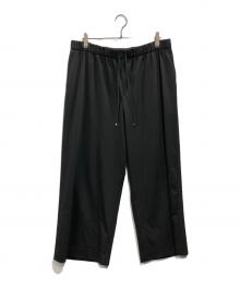 23区（ニジュウサンク）の古着「ドライ2WAYストレッチ ドロスト ワイド パンツ」｜ブラック