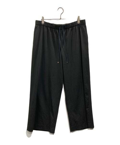23区（ニジュウサンク）23区 (ニジュウサンク) ドライ2WAYストレッチ ドロスト ワイド パンツ ブラック サイズ:50の古着・服飾アイテム