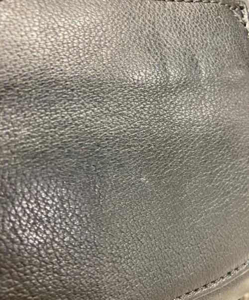 FALORNI（ファロルニ）FALORNI (ファロルニ) 編み込みレザーショルダーバッグ ブラックの古着・服飾アイテム