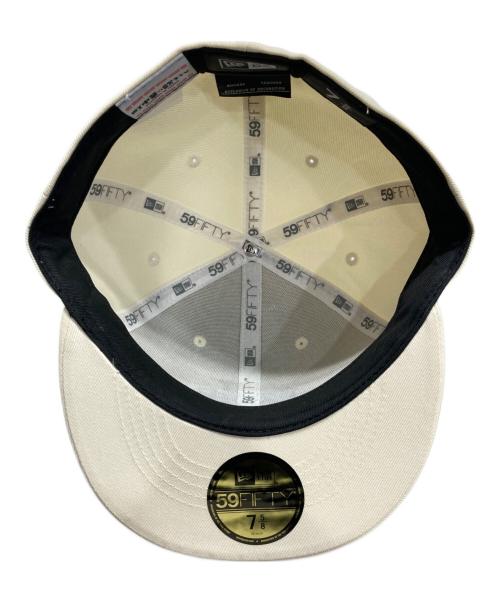 New Era（ニューエラ）New Era (ニューエラ) キャップ アイボリー サイズ:7 5/8 60.6cmの古着・服飾アイテム