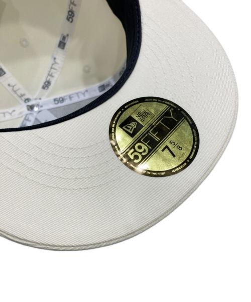 New Era（ニューエラ）New Era (ニューエラ) キャップ アイボリー サイズ:7 5/8 60.6cmの古着・服飾アイテム