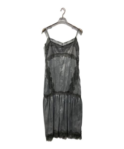MAISON SPECIAL（メゾンスペシャル）MAISON SPECIAL (メゾンスペシャル) キャミソールワンピース グレー サイズ:Mの古着・服飾アイテム