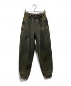 ALEXANDER WANGアレキサンダー・ワン）の古着「ラメスウェットパンツ」｜オリーブ