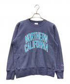Championチャンピオン）の古着「REVERSE WEAVE クルーネックスウェット」｜ネイビー