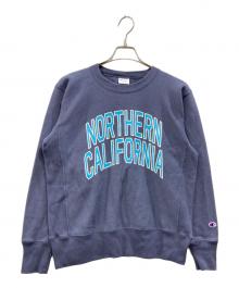 Champion（チャンピオン）の古着「REVERSE WEAVE クルーネックスウェット」｜ネイビー