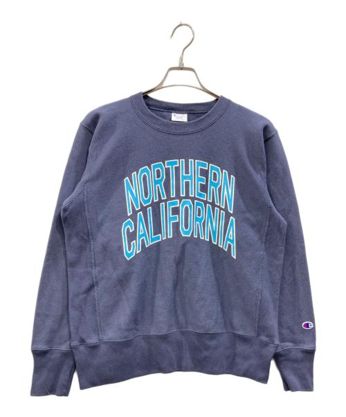 Champion（チャンピオン）Champion (チャンピオン) REVERSE WEAVE クルーネックスウェット ネイビー サイズ:Mの古着・服飾アイテム