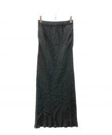 KAGURE（カグレ）の古着「キュプラスカート」｜ブラック