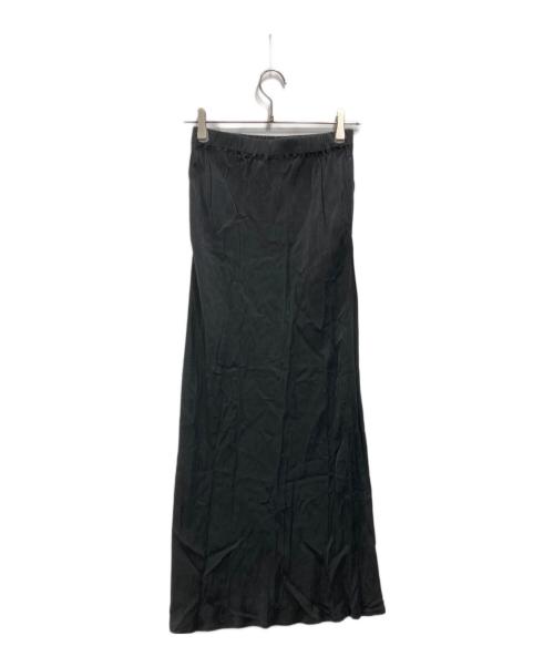 KAGURE（カグレ）KAGURE (カグレ) キュプラスカート ブラック サイズ:1の古着・服飾アイテム