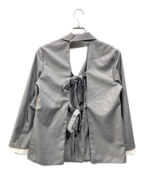 epine（エピヌ）epine (エピヌ) 変形ジャケット グレー サイズ:Freeの古着・服飾アイテム