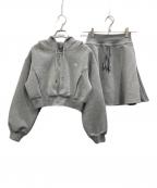 Snidelスナイデル）の古着「スウェットミニセット」｜グレー