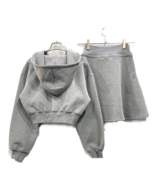 Snidel（スナイデル）Snidel (スナイデル) スウェットミニセット グレー サイズ:Free 未使用品の古着・服飾アイテム