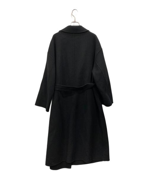 23区（ニジュウサンク）23区 (ニジュウサンク) MANTECOリバーロングコート ブラック サイズ:48の古着・服飾アイテム