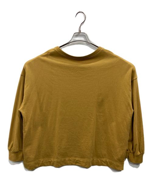 23区（ニジュウサンク）23区 (ニジュウサンク) 洗えるライトコットンテリー ロゴ カットソー イエロー サイズ:SIZE 46の古着・服飾アイテム