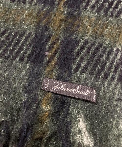 FALIERO SARTI（ファリエロサルティ）Faliero Sarti (ファリエロサルティ) Markyストール グリーンの古着・服飾アイテム