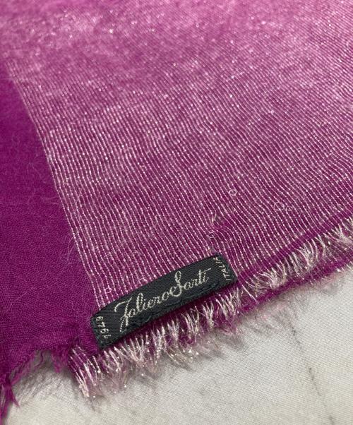FALIERO SARTI（ファリエロサルティ）Faliero Sarti (ファリエロサルティ) ラメストール ピンクの古着・服飾アイテム