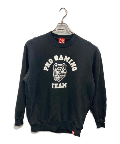 CRAZY RACCOON（クレイジーラクーン）Crazy Raccoon (クレイジーラクーン) プリントスウェット ブラック サイズ:SIZE XLの古着・服飾アイテム