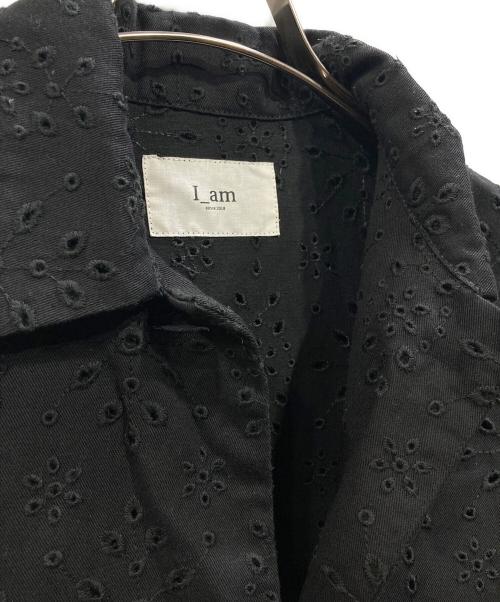 I AM（アイアム）I AM (アイアム) カットワークコート ブラック サイズ:Freeの古着・服飾アイテム