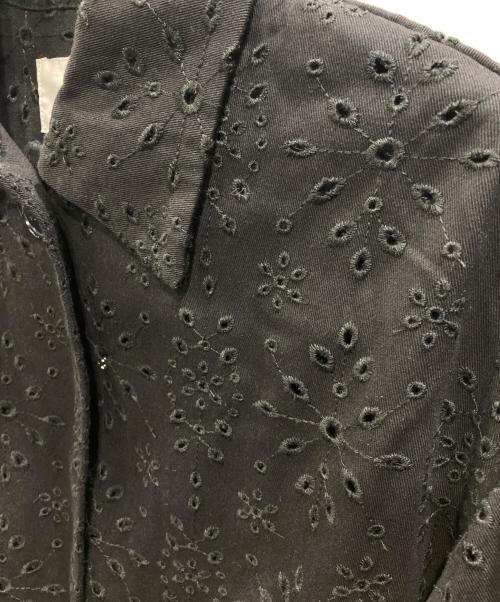 I AM（アイアム）I AM (アイアム) カットワークコート ブラック サイズ:Freeの古着・服飾アイテム