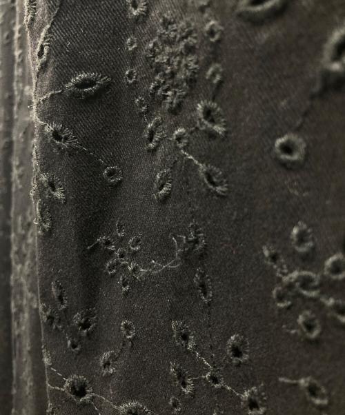 I AM（アイアム）I AM (アイアム) カットワークコート ブラック サイズ:Freeの古着・服飾アイテム