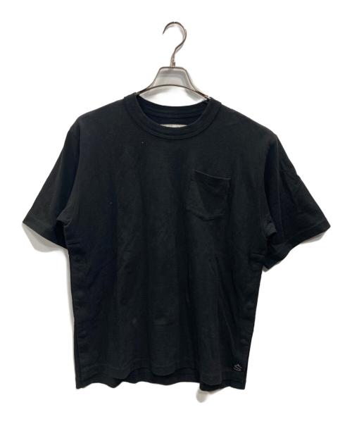 sacai（サカイ）sacai (サカイ) Studs Pocket Tee ブラック サイズ:SIZE2の古着・服飾アイテム