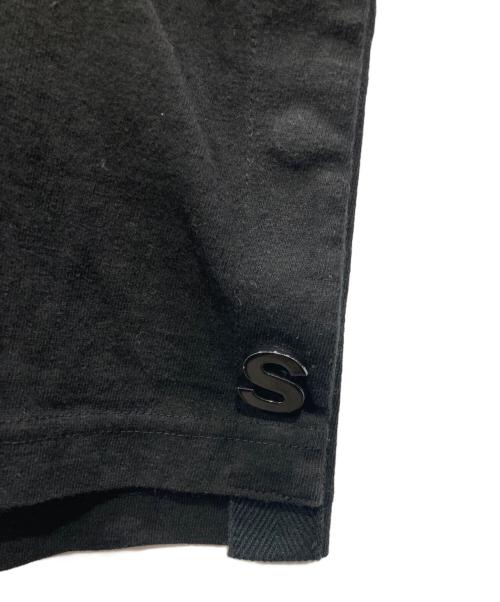 sacai（サカイ）sacai (サカイ) Studs Pocket Tee ブラック サイズ:SIZE2の古着・服飾アイテム