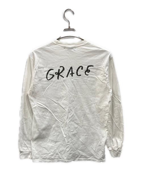 UNDERCOVER（アンダーカバー）UNDERCOVER (アンダーカバー) GRACE L/S TEE ホワイト サイズ:Ｍの古着・服飾アイテム
