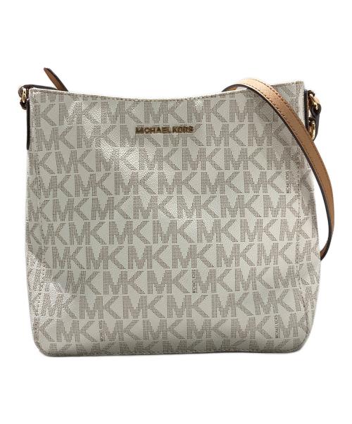 MICHAEL KORS（マイケル・コース）MICHAEL KORS (マイケル・コース) ショルダーバッグ ホワイトの古着・服飾アイテム