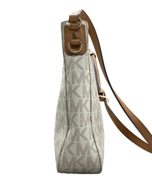 MICHAEL KORS（マイケル・コース）MICHAEL KORS (マイケル・コース) ショルダーバッグ ホワイトの古着・服飾アイテム