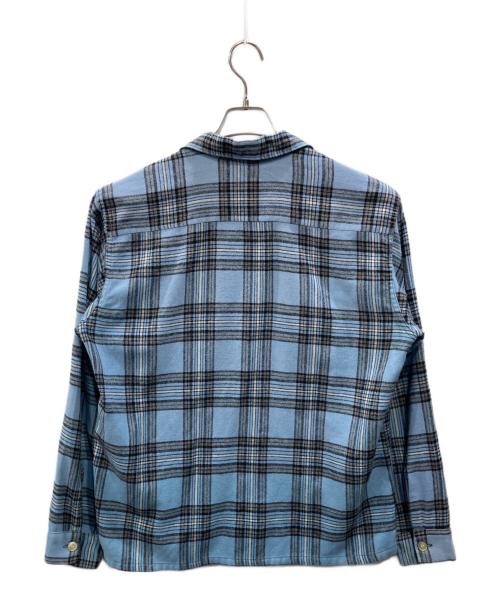 Fox Knapp（フォックスナップ）FOX KNAPP (フォックスナップ) チェックシャツ ブルー サイズ:Mの古着・服飾アイテム