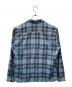 FOX KNAPP (フォックスナップ) チェックシャツ ブルー サイズ:M：8000円