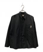 MARNIマルニ）の古着「ウールトロピカルシャツ」｜ブラック