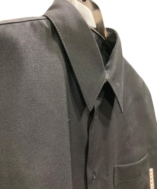 MARNI（マルニ）MARNI (マルニ) ウールトロピカルシャツ ブラック サイズ:44の古着・服飾アイテム