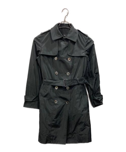 23区（ニジュウサンク）23区 (ニジュウサンク) トレンチコート ブラック サイズ:40の古着・服飾アイテム