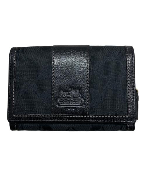 COACH（コーチ）COACH (コーチ) 2つ折り財布 ブラックの古着・服飾アイテム