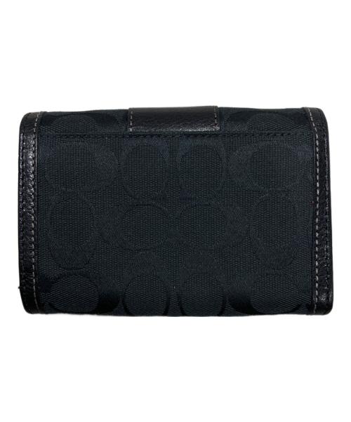 COACH（コーチ）COACH (コーチ) 2つ折り財布 ブラックの古着・服飾アイテム