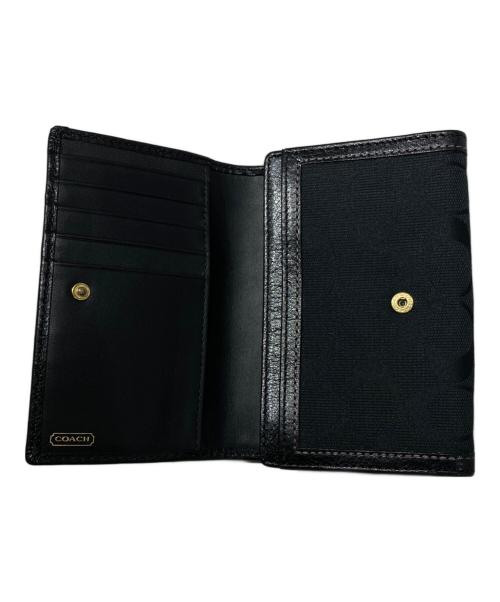 COACH（コーチ）COACH (コーチ) 2つ折り財布 ブラックの古着・服飾アイテム
