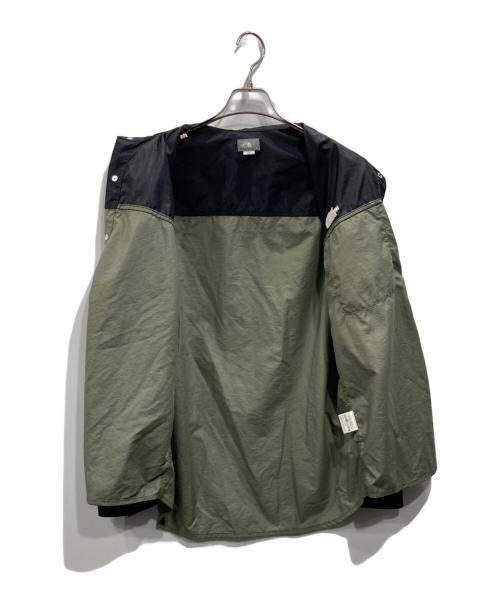 THE NORTH FACE（ザ ノース フェイス）THE NORTH FACE (ザ ノース フェイス) L/S Nuptse Shirt ブラック×カーキ サイズ:Mの古着・服飾アイテム