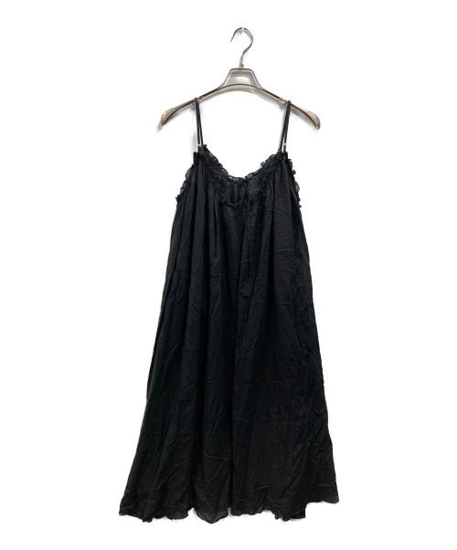 SLOBE IENA（スローブ イエナ）SLOBE IENA (スローブ イエナ) ギャザーキャミワンピース ブラック サイズ:SIZE Freeの古着・服飾アイテム