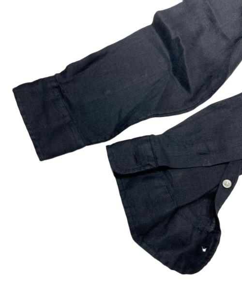 POLO RALPH LAUREN（ポロ・ラルフローレン）POLO RALPH LAUREN (ポロ・ラルフローレン) リネンボタンダウンシャツ ブラック サイズ:Sの古着・服飾アイテム
