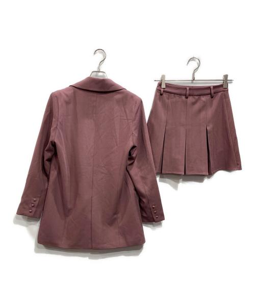 darich（ダーリッチ）Darich (ダーリッチ) シルエットカラーダブルジャケットセットアップ パープル サイズ:SIZE Sの古着・服飾アイテム